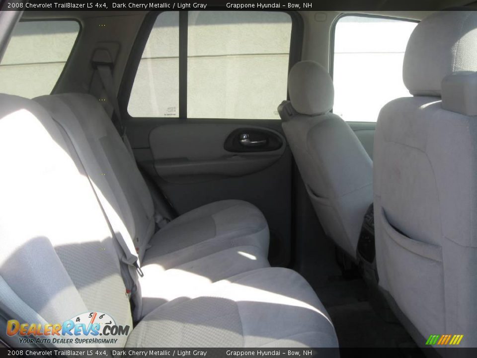 2008 Chevrolet TrailBlazer LS 4x4 Dark Cherry Metallic / Light Gray Photo #6