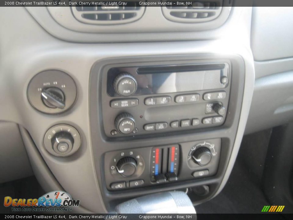2008 Chevrolet TrailBlazer LS 4x4 Dark Cherry Metallic / Light Gray Photo #8