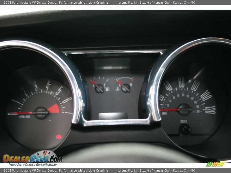 2008 Ford Mustang V6 Deluxe Coupe Performance White / Light Graphite Photo #12