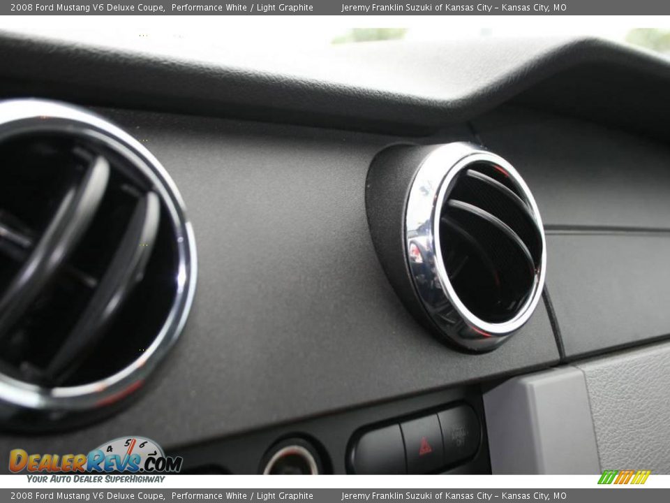2008 Ford Mustang V6 Deluxe Coupe Performance White / Light Graphite Photo #14