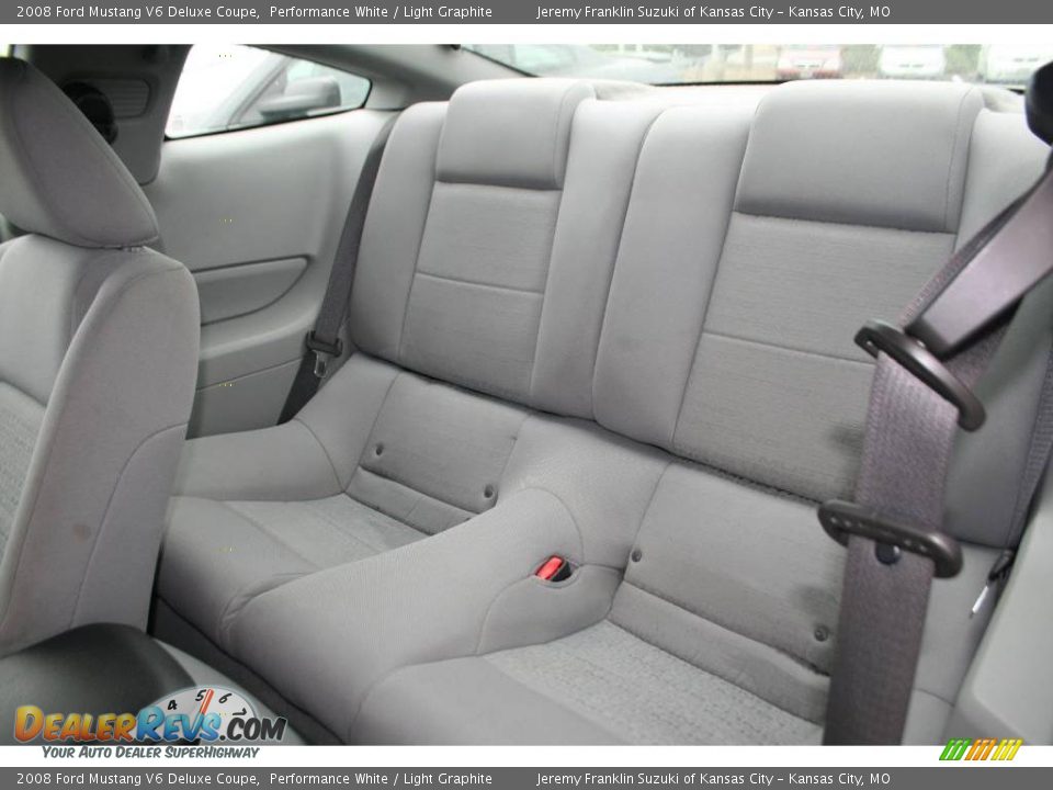 2008 Ford Mustang V6 Deluxe Coupe Performance White / Light Graphite Photo #19