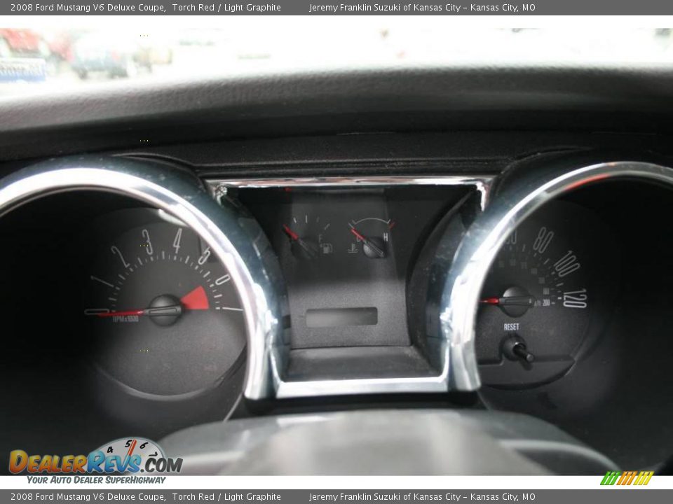 2008 Ford Mustang V6 Deluxe Coupe Torch Red / Light Graphite Photo #13
