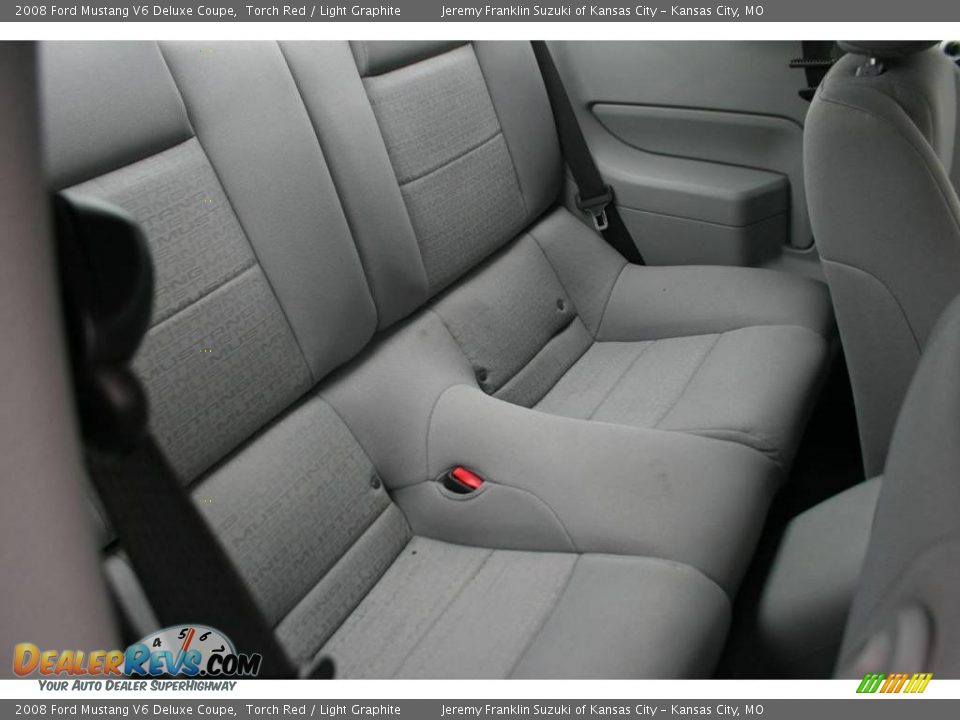 2008 Ford Mustang V6 Deluxe Coupe Torch Red / Light Graphite Photo #20