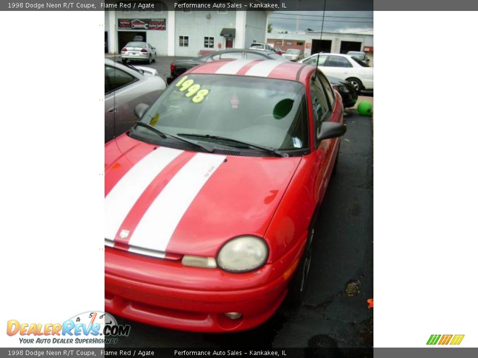 1998 Dodge Neon R/T Coupe Flame Red / Agate Photo #3