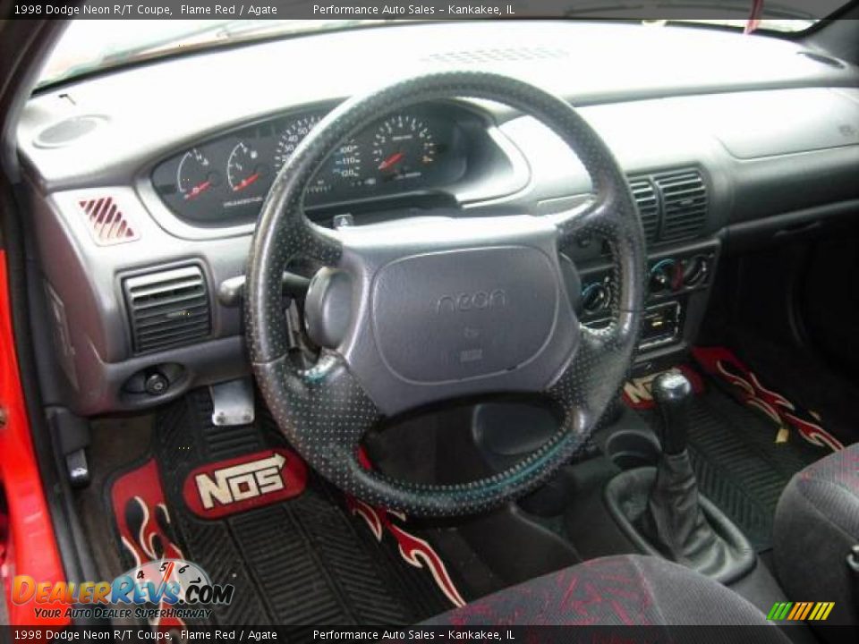1998 Dodge Neon R/T Coupe Flame Red / Agate Photo #4