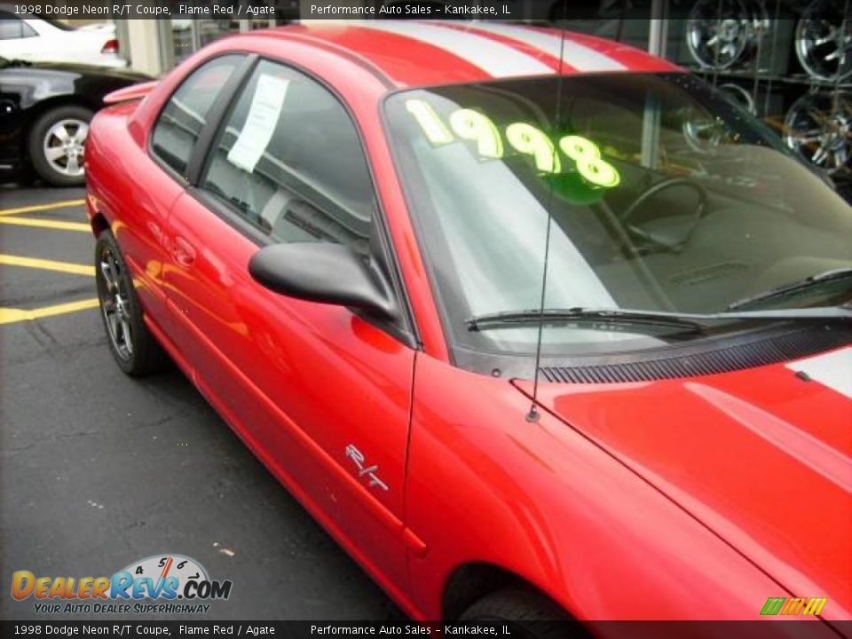 1998 Dodge Neon R/T Coupe Flame Red / Agate Photo #6