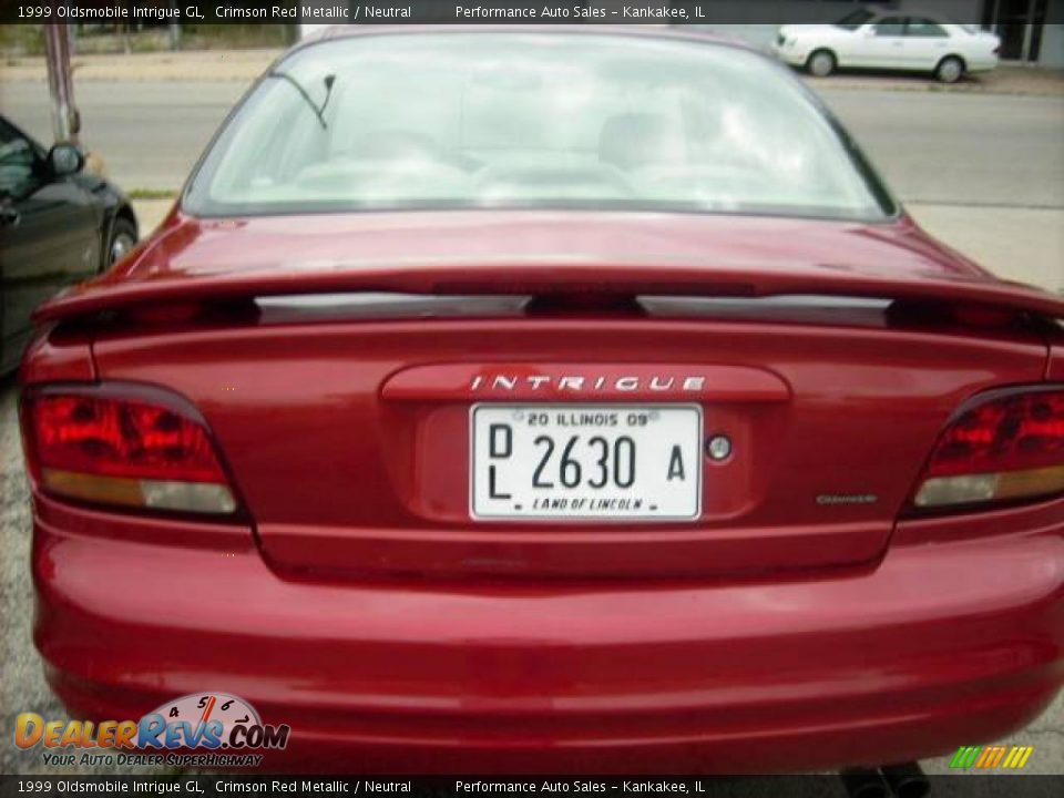 1999 Oldsmobile Intrigue GL Crimson Red Metallic / Neutral Photo #1