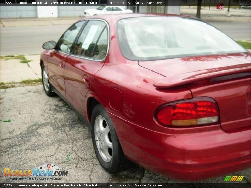 1999 Oldsmobile Intrigue GL Crimson Red Metallic / Neutral Photo #2