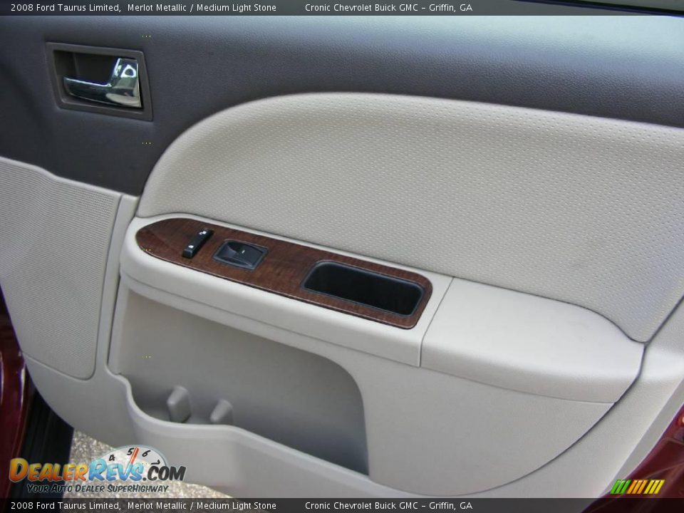 2008 Ford Taurus Limited Merlot Metallic / Medium Light Stone Photo #17