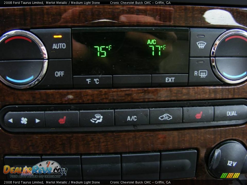 2008 Ford Taurus Limited Merlot Metallic / Medium Light Stone Photo #23