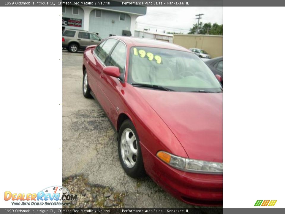 1999 Oldsmobile Intrigue GL Crimson Red Metallic / Neutral Photo #6