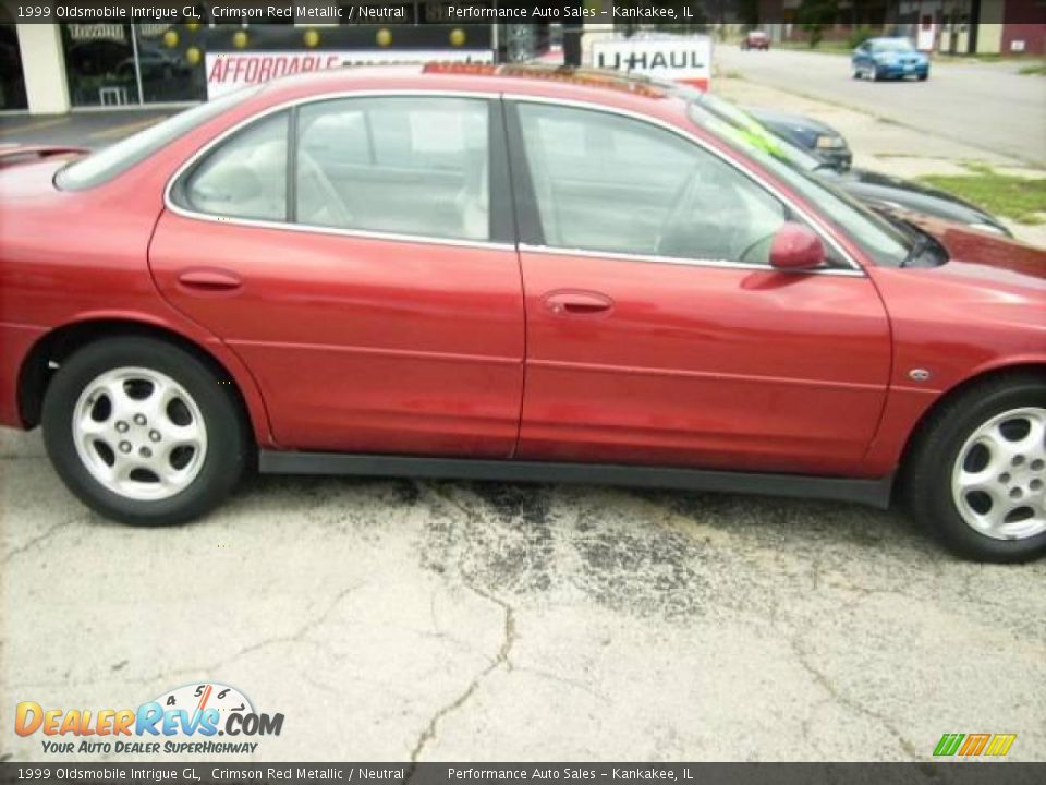 1999 Oldsmobile Intrigue GL Crimson Red Metallic / Neutral Photo #7