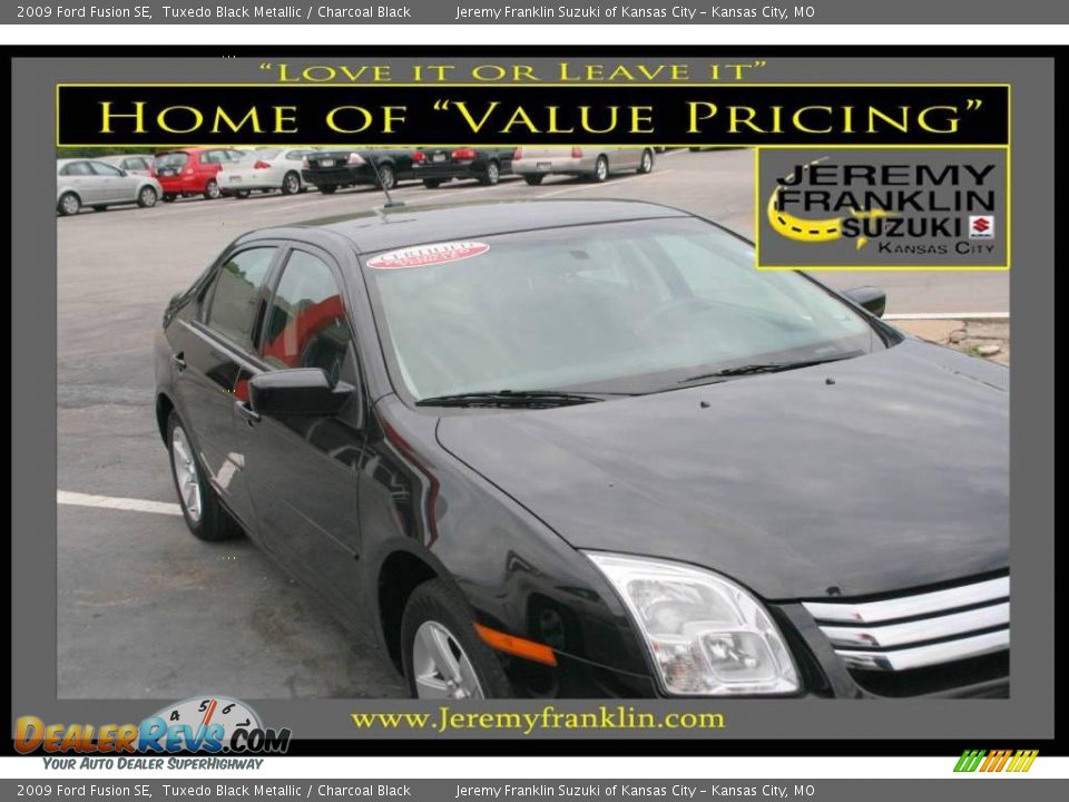 2009 Ford Fusion SE Tuxedo Black Metallic / Charcoal Black Photo #1