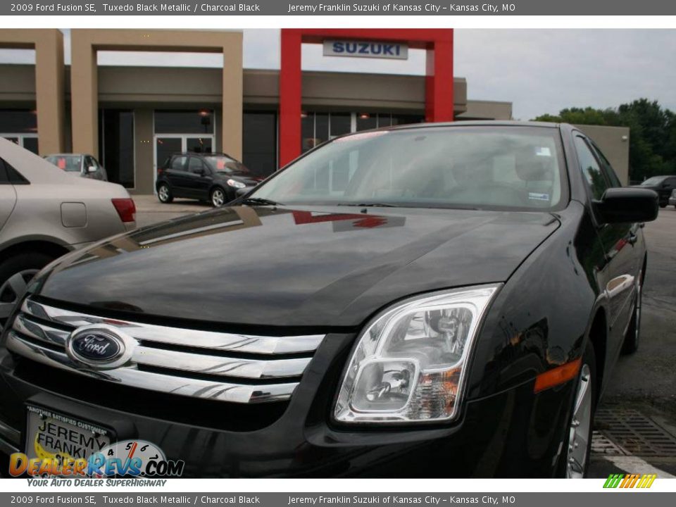 2009 Ford Fusion SE Tuxedo Black Metallic / Charcoal Black Photo #2