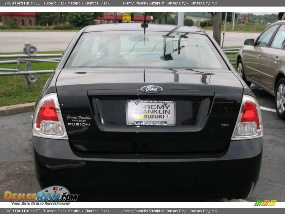 2009 Ford Fusion SE Tuxedo Black Metallic / Charcoal Black Photo #4