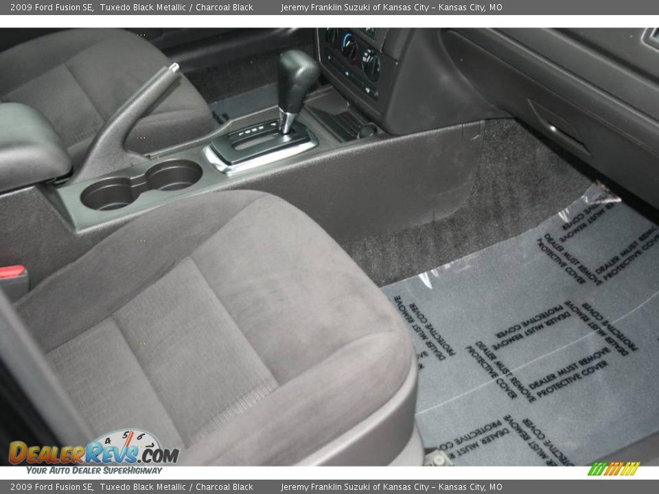 2009 Ford Fusion SE Tuxedo Black Metallic / Charcoal Black Photo #22