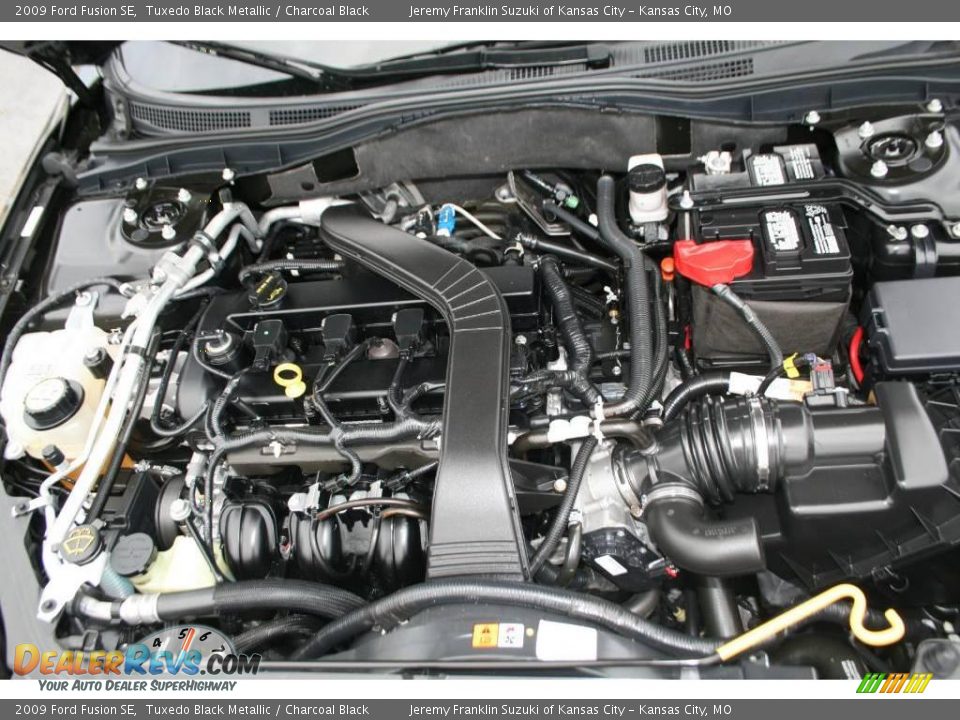 2009 Ford Fusion SE Tuxedo Black Metallic / Charcoal Black Photo #23