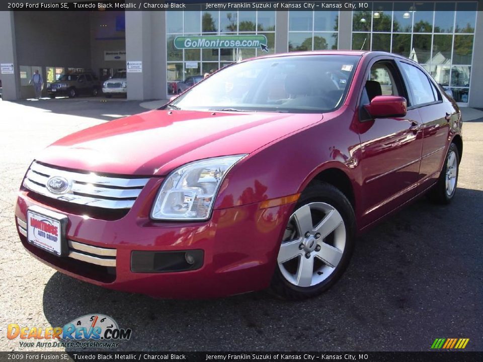 2009 Ford Fusion SE Tuxedo Black Metallic / Charcoal Black Photo #25