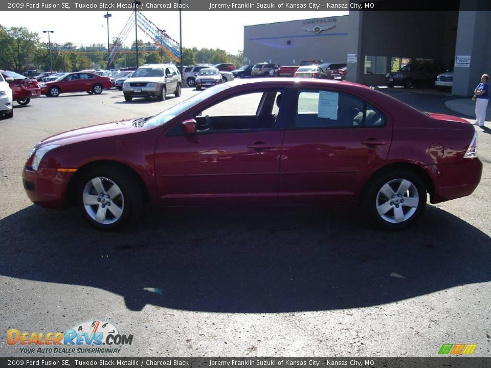 2009 Ford Fusion SE Tuxedo Black Metallic / Charcoal Black Photo #26