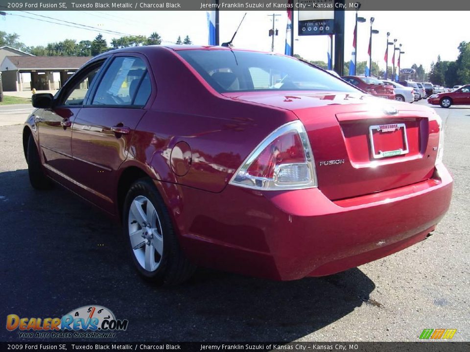 2009 Ford Fusion SE Tuxedo Black Metallic / Charcoal Black Photo #27