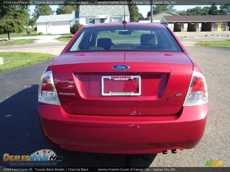 2009 Ford Fusion SE Tuxedo Black Metallic / Charcoal Black Photo #28