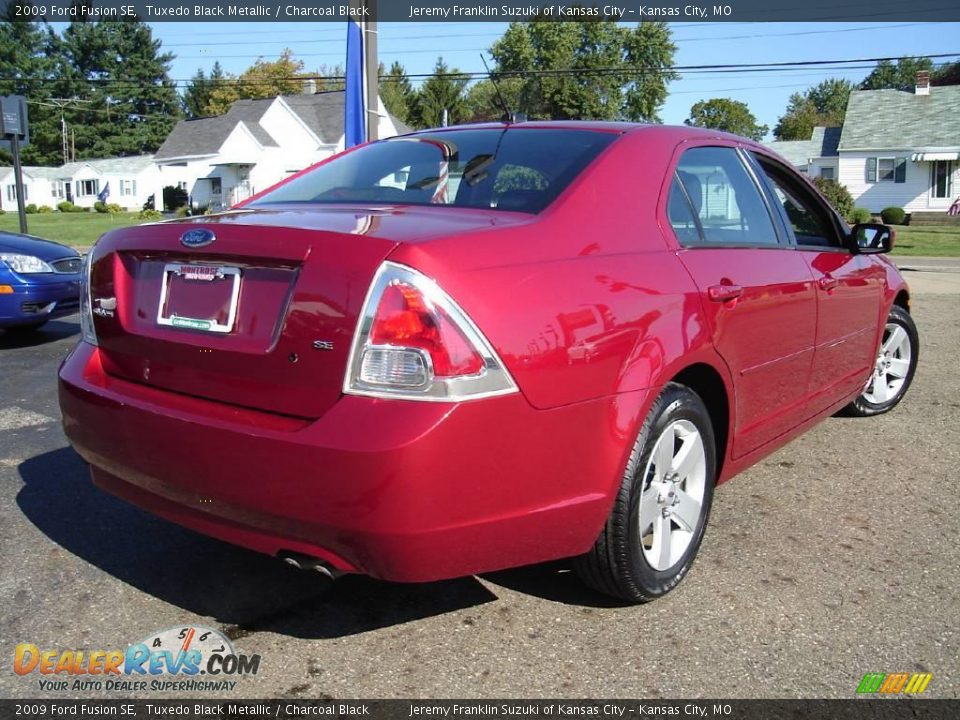 2009 Ford Fusion SE Tuxedo Black Metallic / Charcoal Black Photo #29