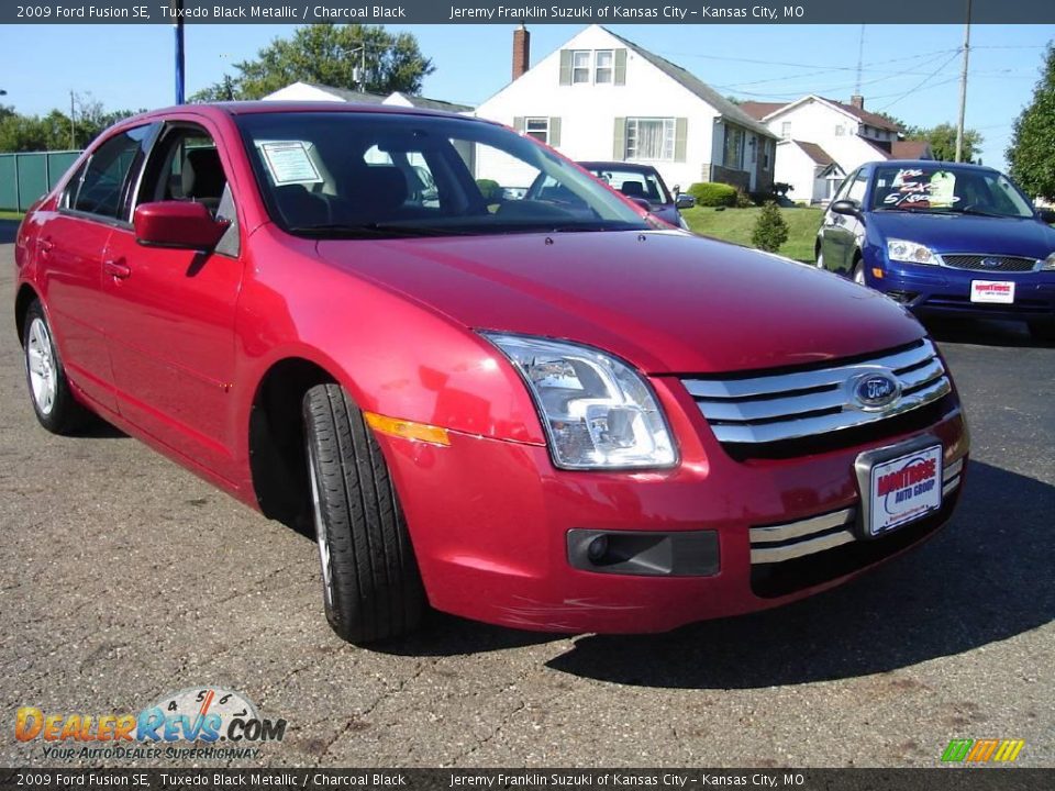 2009 Ford Fusion SE Tuxedo Black Metallic / Charcoal Black Photo #31