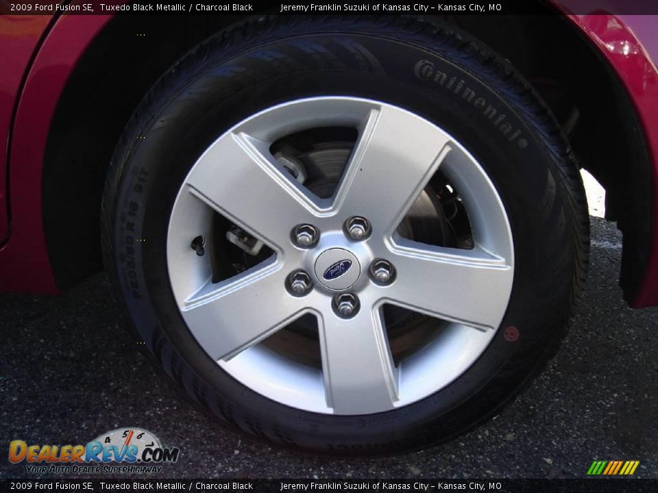 2009 Ford Fusion SE Tuxedo Black Metallic / Charcoal Black Photo #35