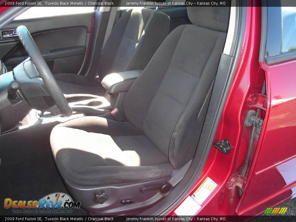 2009 Ford Fusion SE Tuxedo Black Metallic / Charcoal Black Photo #36