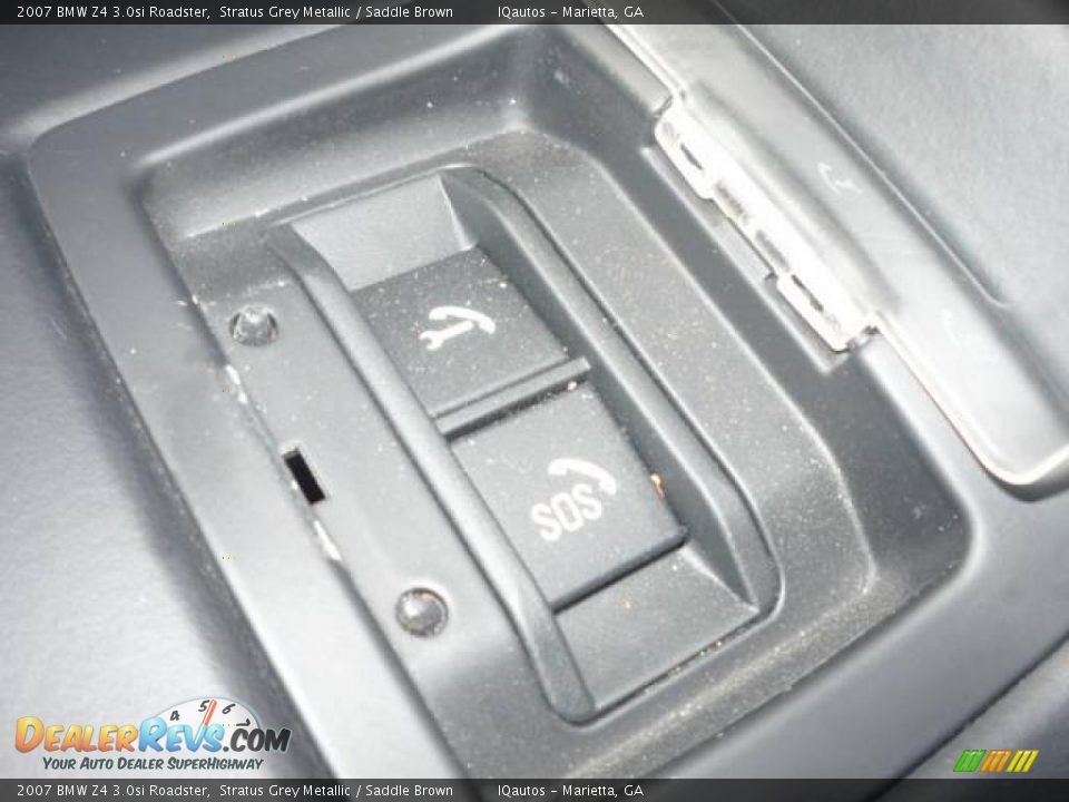 2007 BMW Z4 3.0si Roadster Stratus Grey Metallic / Saddle Brown Photo #20