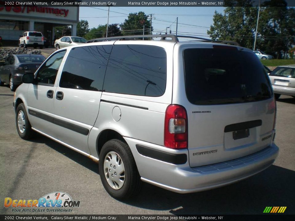 2002 Chevrolet Venture Galaxy Silver Metallic / Medium Gray Photo #8