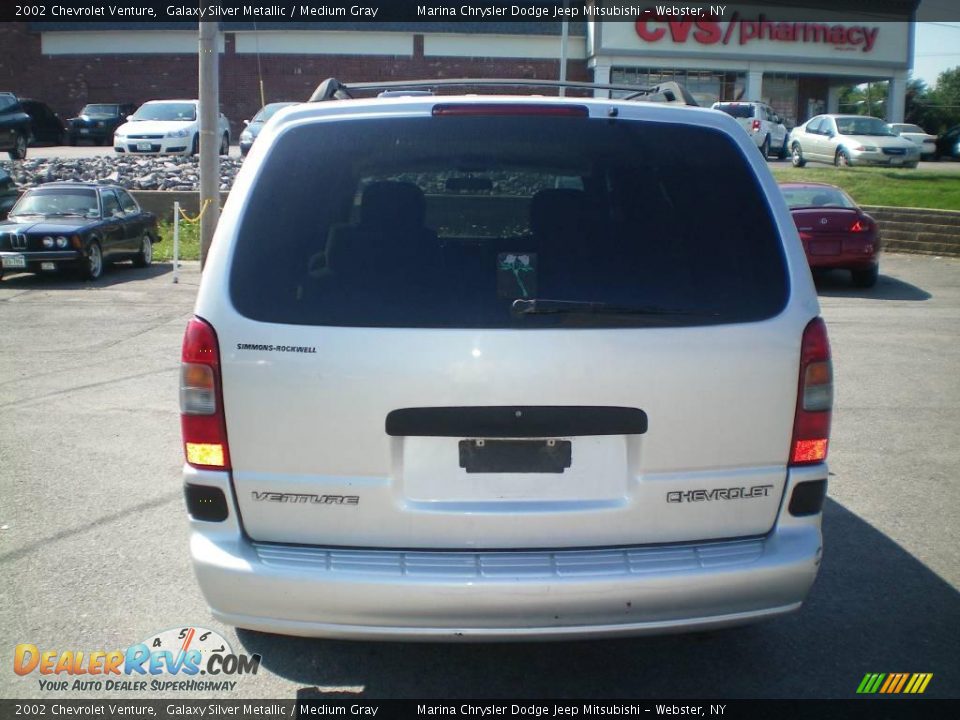 2002 Chevrolet Venture Galaxy Silver Metallic / Medium Gray Photo #9