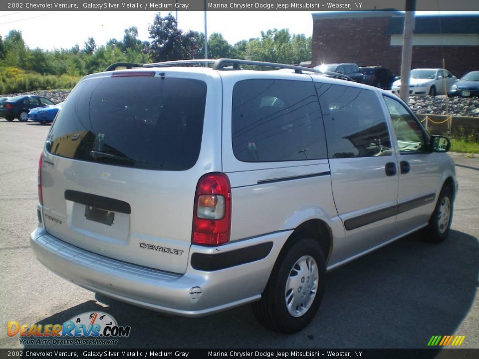 2002 Chevrolet Venture Galaxy Silver Metallic / Medium Gray Photo #10