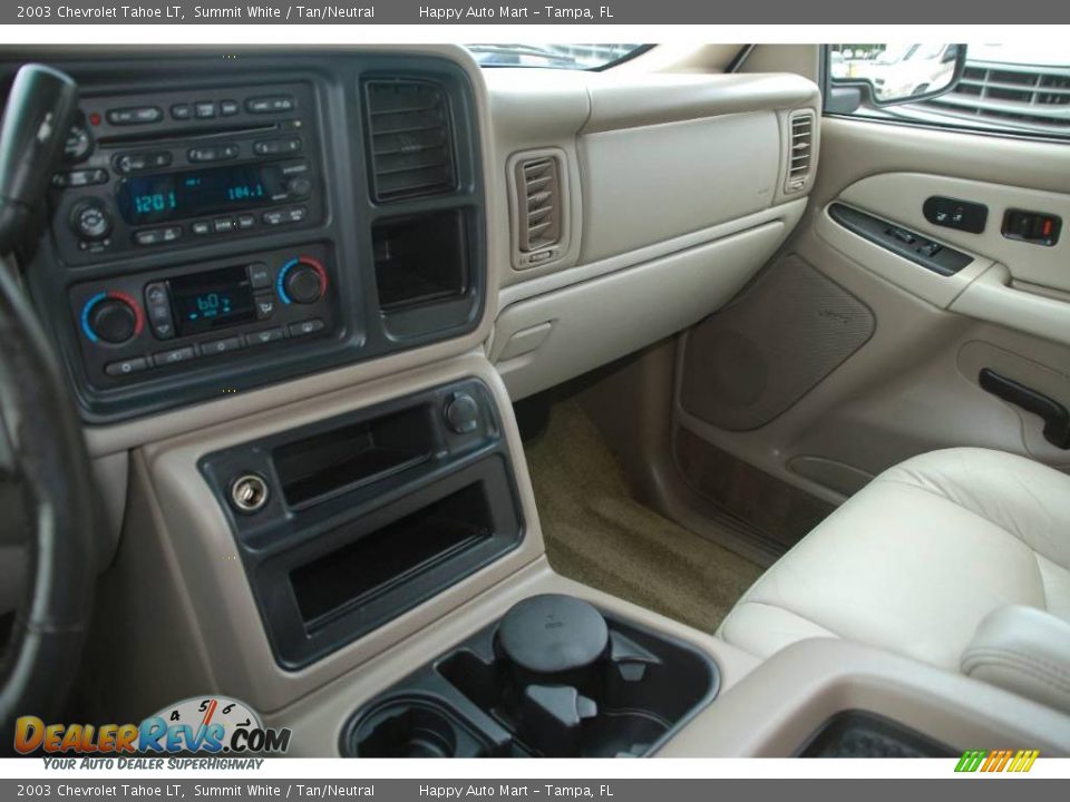 2003 Chevrolet Tahoe LT Summit White / Tan/Neutral Photo #21