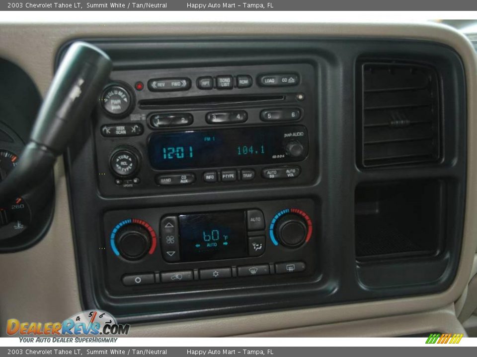 2003 Chevrolet Tahoe LT Summit White / Tan/Neutral Photo #22