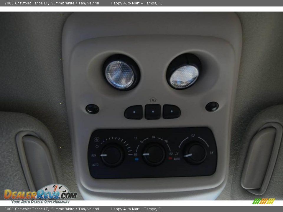 2003 Chevrolet Tahoe LT Summit White / Tan/Neutral Photo #26