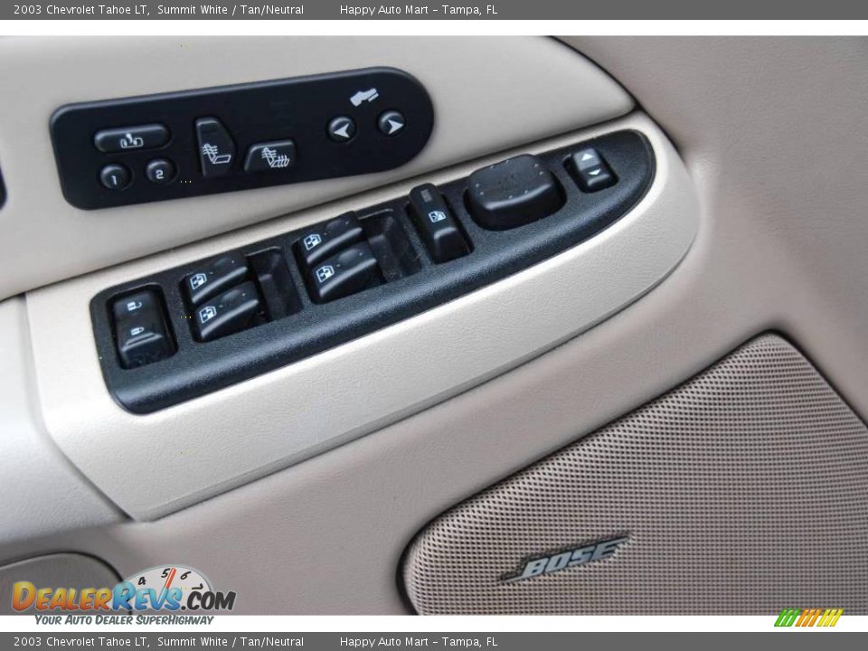 2003 Chevrolet Tahoe LT Summit White / Tan/Neutral Photo #27