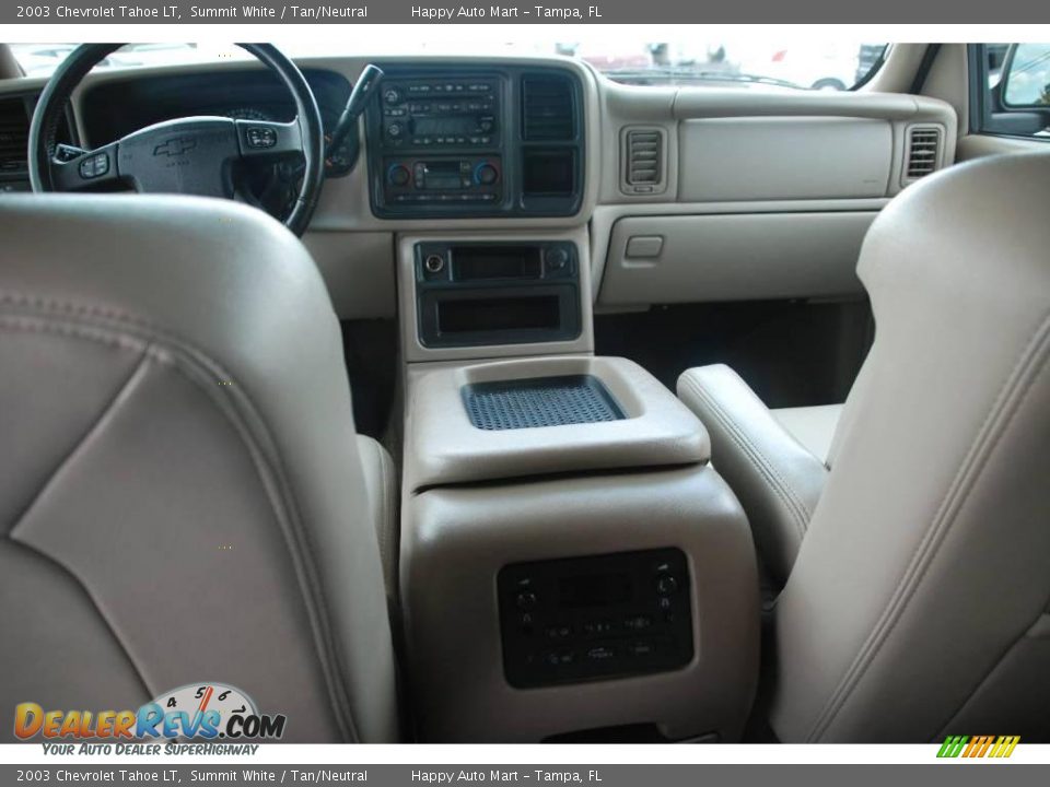 2003 Chevrolet Tahoe LT Summit White / Tan/Neutral Photo #32
