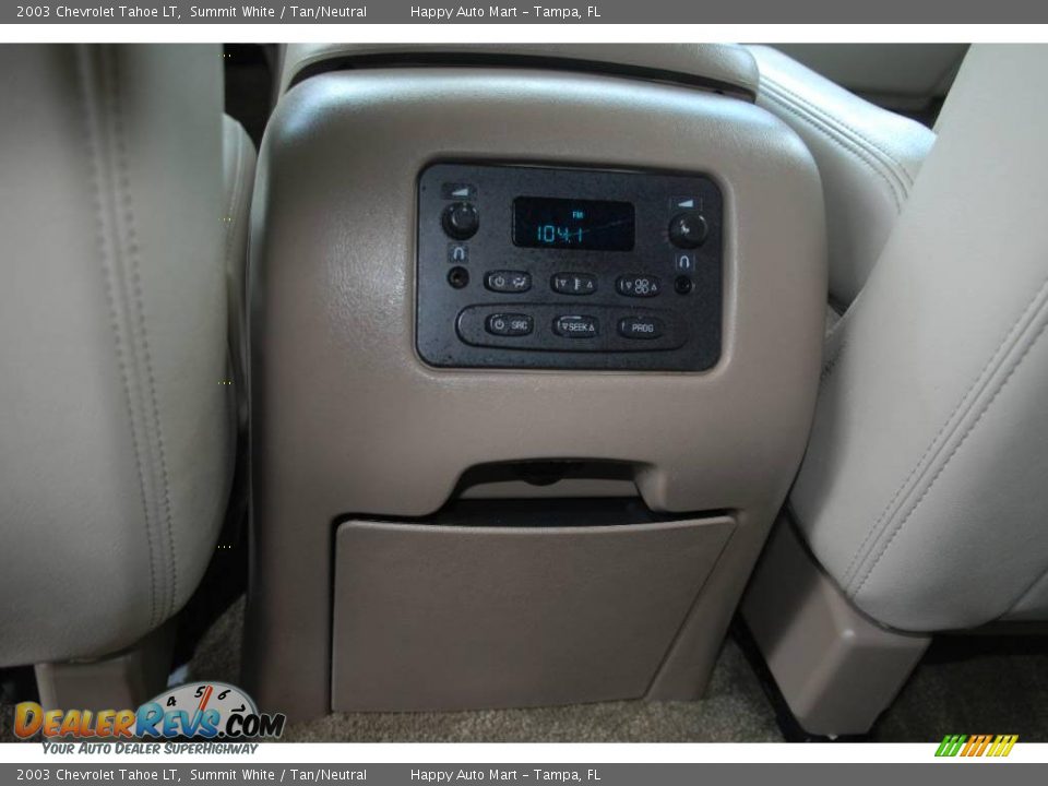 2003 Chevrolet Tahoe LT Summit White / Tan/Neutral Photo #34
