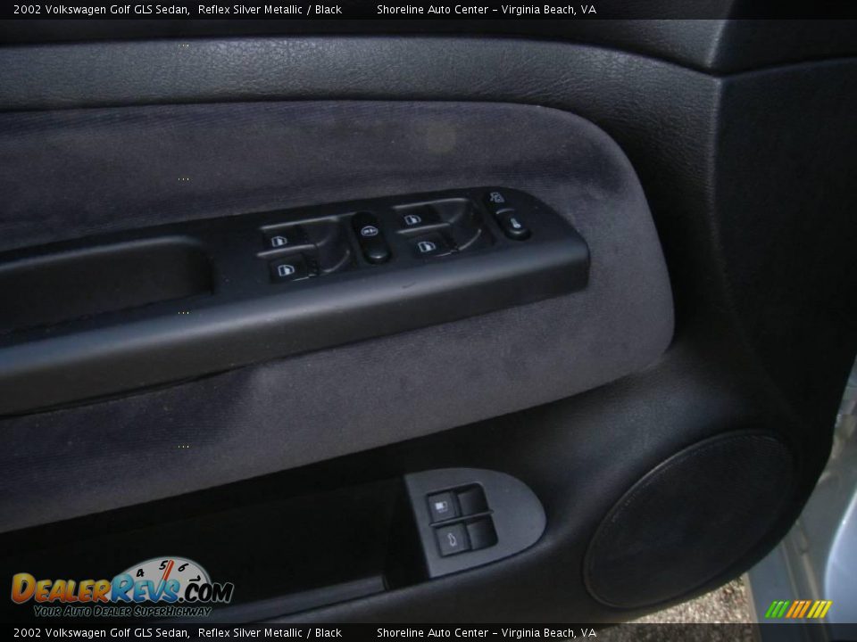 2002 Volkswagen Golf GLS Sedan Reflex Silver Metallic / Black Photo #21