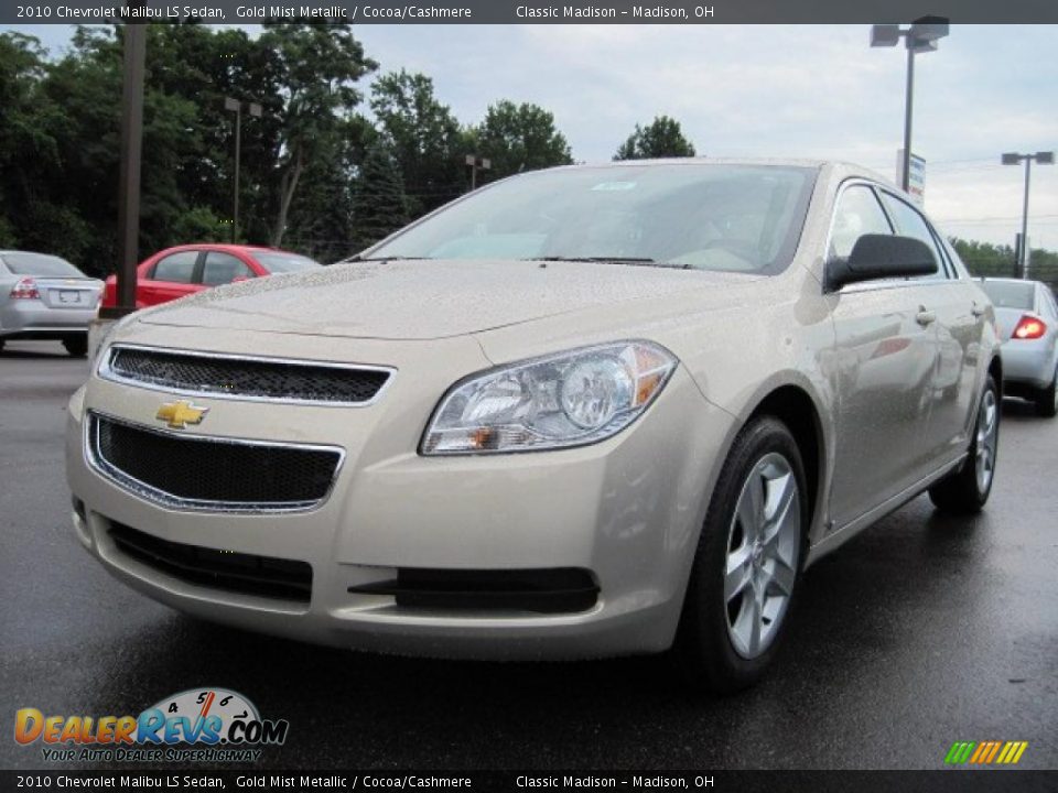 2010 Chevrolet Malibu LS Sedan Gold Mist Metallic / Cocoa/Cashmere Photo #1