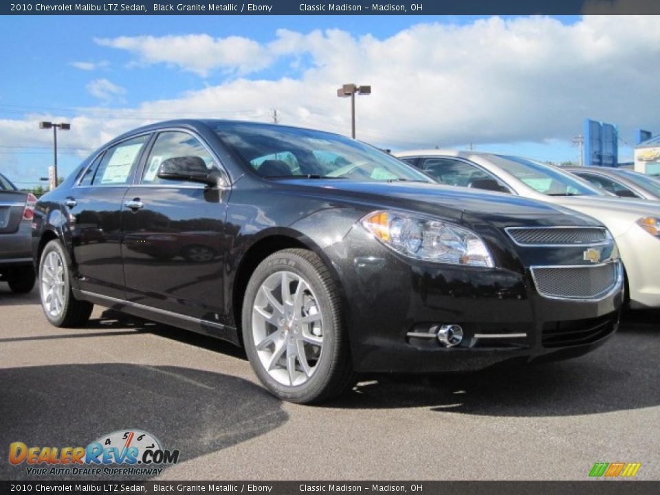 2010 Chevrolet Malibu LTZ Sedan Black Granite Metallic / Ebony Photo #3