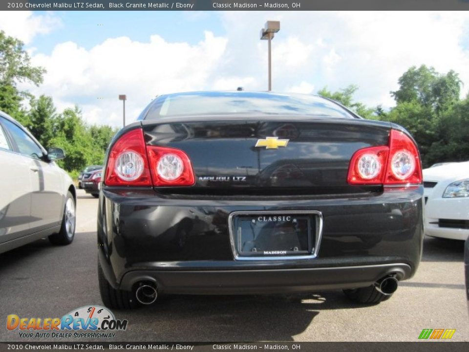 2010 Chevrolet Malibu LTZ Sedan Black Granite Metallic / Ebony Photo #4