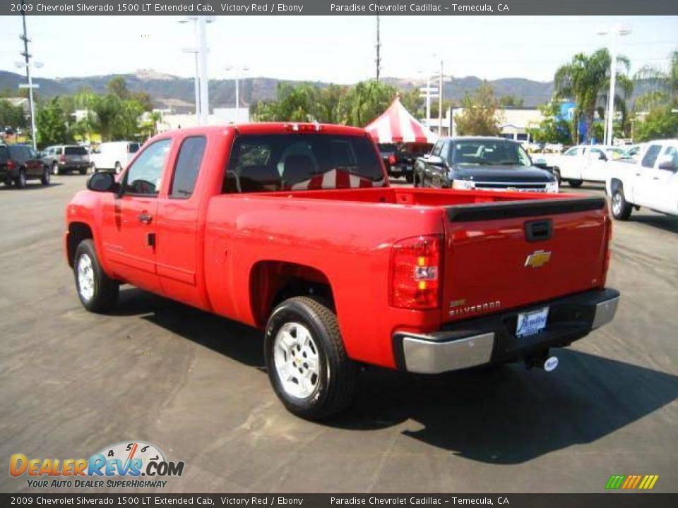 2009 Chevrolet Silverado 1500 LT Extended Cab Victory Red / Ebony Photo #5