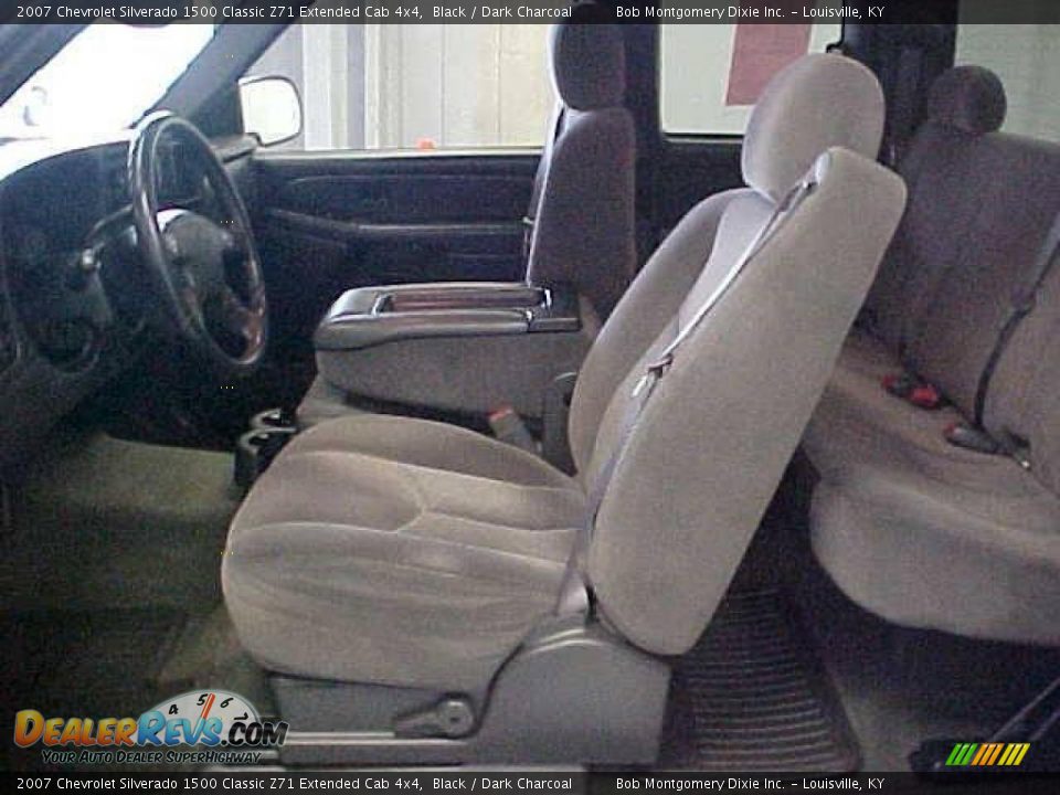 2007 Chevrolet Silverado 1500 Classic Z71 Extended Cab 4x4 Black / Dark Charcoal Photo #21