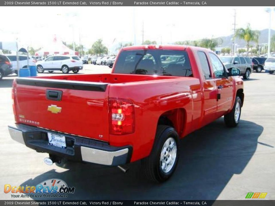 2009 Chevrolet Silverado 1500 LT Extended Cab Victory Red / Ebony Photo #6