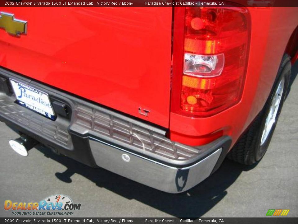 2009 Chevrolet Silverado 1500 LT Extended Cab Victory Red / Ebony Photo #9