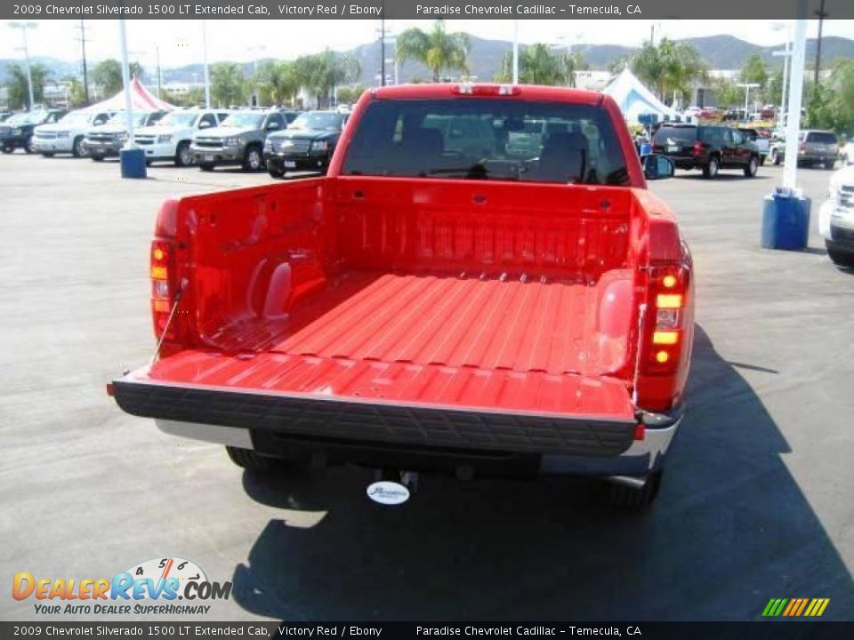 2009 Chevrolet Silverado 1500 LT Extended Cab Victory Red / Ebony Photo #11
