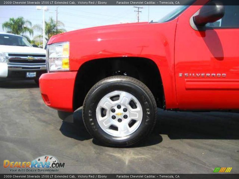 2009 Chevrolet Silverado 1500 LT Extended Cab Victory Red / Ebony Photo #12