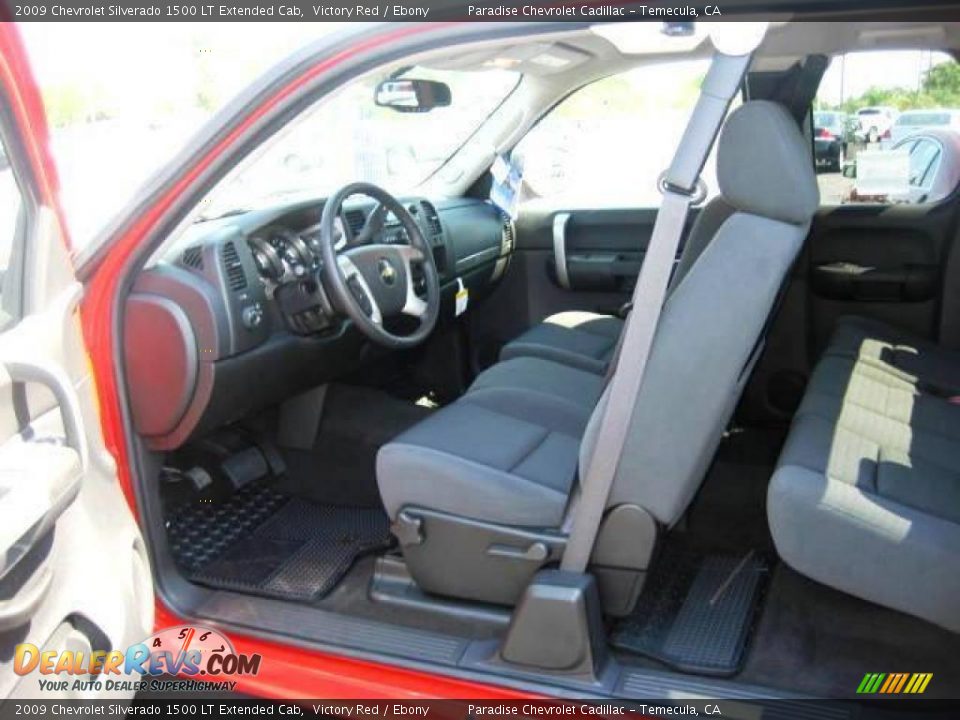 2009 Chevrolet Silverado 1500 LT Extended Cab Victory Red / Ebony Photo #13